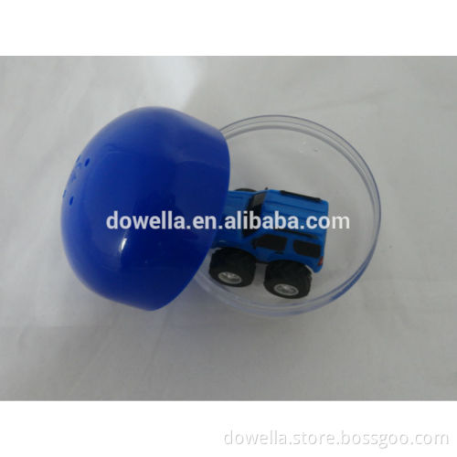 plastic mini car capsule toy for promotion gift kids toys custom capsule toys